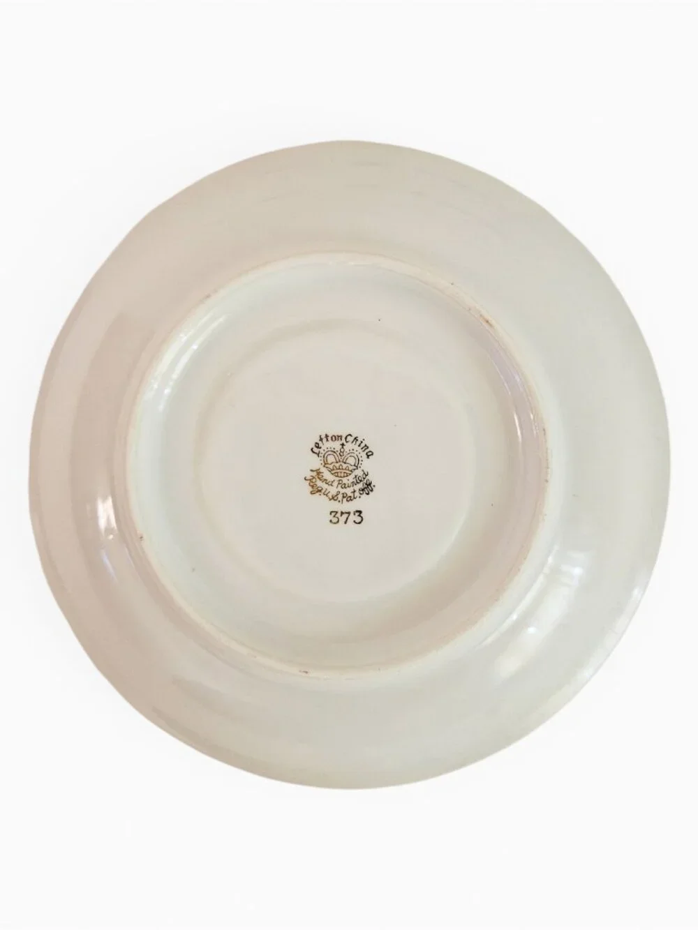 Vintage Hand Painted Gold‎ Trimmed Lefton Tea Cup and Saucer